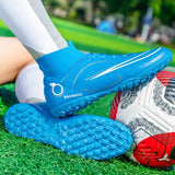  Society Soccer Cleats Trendy Kids Football Boots Outdoor Breathable Men's Shoes Training Footwear Mart Lion - Mart Lion