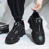 Men's Casual Outdoor Sneaker Thick Bottom Sport Shoes Basketball Non-slip Platform Soft Walking Mart Lion   