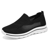 Spring Women's Shoes Casual Fabric Mesh Breathable Lightweight Soft Sole Durable MartLion Black 40 