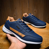 Leather Men's Shoes Breathable Sneakers Casual Walking Leisure Lightweight Tenis Masculino Zapatillas Hombre Mart Lion   