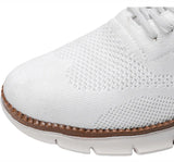 Spring Summer Mesh Shoes Men's Footwear Breathable Casual Flat Black White MartLion   