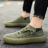 Fujeak Sneakers Outdoor Flat Shoes Spring Casual Classic Trendy Men's Non-slip Walking Mart Lion   