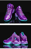 Men's Basketball Shoes Purple Basketball Sneakers Men Women Training Sport Boots Kids Adult Athletic Shoe MartLion