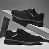 Walking Shoes Casual Leather Soprts Shoes Men's Baskets Tennis Outdoor Sneakers MartLion 9088-black gery 39 