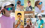 Kids Sunglasses for Boys and Girls,Windproof Outdoor Baseball Sports UV400 Protection Sun Glasses MartLion   