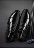 Men's Flat 6CM Heightening Elevator Shoes Formal Leather British Casual Wedding Suit MartLion   