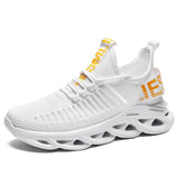 Men's Shoes Sneakers Breathable Running Mesh Tenis Sport Waling Sneakers Mart Lion White 41 