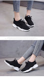 Mesh Sneakers Women's Korean-Style Casual Shoes Soft Bottom Running Mart Lion   