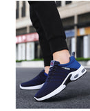 Running Shoes Men's Lightweight Designer Mesh Sneakers Lace-Up Outdoor Sports Tennis Mart Lion   