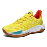 Fluorescence Basketball Sneakers Unisex Outdoor Sports Shoes Women Men's Basket Shoes MartLion Yellow 878 36 CHINA