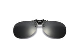 Driving Clip On Sunglasses Men's for Myopia Eyeglasses Vintage Women UV400 Lens Night Vision Fishing MartLion Gray  