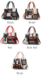  Luxury Handbag Women Stitching Wild Messenger Bags Plaid Shoulder Bag Female Totes Checked Handbag Mart Lion - Mart Lion