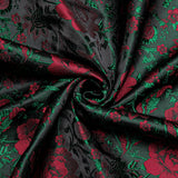 Luxury Green Shirt Red Floral Printed Blouse Men's Accessories Long Sleeves Spring Autumn Winter Cloth Shirts MartLion   