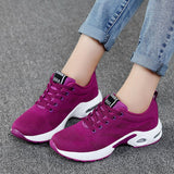 Autumn Women's Sports Shoes Breathable And Running Casual Increased Mesh Zapatos De Mujer Mart Lion   