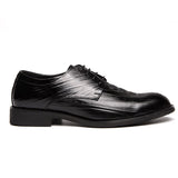 Men's Shoes Split Leather Dress Oxfords British Lace Up Formal Footwear Mart Lion   