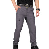 Men Pants Casual Cargo Pants Tactical Trousers Male Waterproof MartLion Summer gray 4XL 