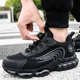 Men's Safety Shoes Sneakers Puncture Proof Industrial Work Boots Anti-smashing Steel Toe Indestructible MartLion   