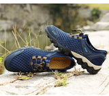 Men's Casual Tennis Sneakers Summer Breathable Mesh Shoes Non-Slip Hiking Climbing Trekking MartLion   