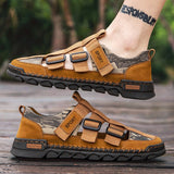 Durable Using Various Toe Anti-Collision Men's Sandals Summer Shoes Casual Comfort Flat Mart Lion - Mart Lion