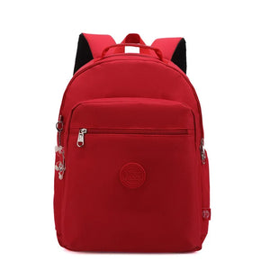 A4 Capacity 15.6 14 inch Laptop Women Men's Backpack Schoolbag Travel Bag Blue Green Black Red White MartLion red  