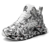 Chunky Sneakers Men's Casual Shoes Sport Lightweight  Breathable Sneakers Vulcanized Walking Footwear MartLion white 38 