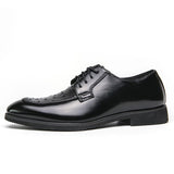 Men's Formal Shoes Lace Up Dress Split Leather Footwear Mart Lion   