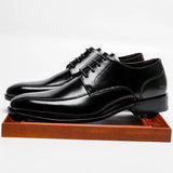 Men's Dress Shoes Spring Leather Formal Shoes Classic Wedding Sytle Groomsman MartLion   