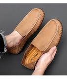 Men's Casual Shoes Loafers Sneakers Handmade Retro Leisure Leather Zapatos Casuales Hombres MartLion   