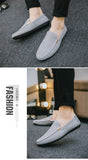 Men's Casual Shoes Comfort Shoes Denim Adult Footwear Loafers Canvas Sneakers Driving Mart Lion   