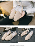 Men's Casual Shoes Comfort Shoes Denim Adult Footwear Loafers Canvas Sneakers Driving Mart Lion   