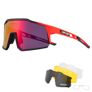 Cycling Glasses TR90 Frame Men's Women Outdoor Sports Sunglasses Cycling Driving Baseball Running MartLion 11 4lens 