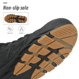 Men's Waterproof Ankle Boots Winter Warm Plush Snow Outdoor Sneakers Work Rubber Winter MartLion   