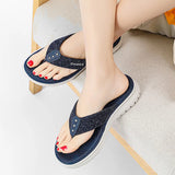 Summer Shoes Women Beach Slippers Holiday Slippers Flip Flops Thick Sole Soft Casual Ladies Footwear MartLion   