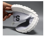 Summer Sneakers Men's Lightweight Breathable Mesh Sports Shoes Slip-on Sock MartLion   