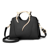 Handbag For Women Design Tote Soft PU Leather Shoulder Bag Side Crossbody White MartLion   