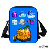 Fruits Children Shoulder Bags Cartoon School Bags for Boy Girls Capacity Kids Crossbody MartLion color9 CHINA 
