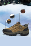 Men's Hiking Shoes Outdoor Anti Slip Hiking Boots Trekking Lace-Up Mountain Climbing Mart Lion   