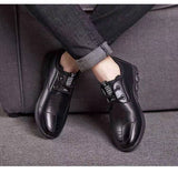 Men's Loafers Leather Casual Shoes Adult Moccasins Driving Footwear Unisex