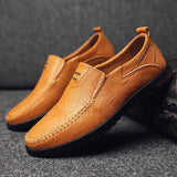 Men's Casual Shoes Luxury Brand Casual Leather Footwear Soft Sole Lightweight Breathable Insole Dress MartLion   