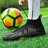 Society Soccer Cleats Soccer Shoes Men's Training Sport Footwear Professional Field Boot Fg Tf Soccer Mart Lion   