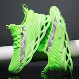 Women and Men's Sneakers Breathable Running Shoes Outdoor Sport Casual Couples Gym Tenis Masculino MartLion C858 -Green 36 