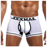 boxers shorts new men's underwear household leisure comfort pants wide edge low waist cross border MartLion White XL CHINA