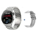 For Huawei Smart Watch Men's Women HD Screen Bluetooth Call GPS Trackers HeartRate Waterproof SmartWatch Bracelet GT4 Max MartLion WhSzstrap newest generation 