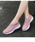 Women Flats Shoes Breathable Mesh Summer Sneakers Women Slip on Soft Ladies Casual Ballet Sock MartLion   