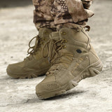 Tactical Boots Men's Military Combat Ankle Outdoor Climbing Hiking Shoes Work Safety Mart Lion   