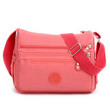Woman Simple Leisure Travel Shoulder Designer Oxford Messenger Bags Brand Female Crossbody Sac Mart Lion Pink  