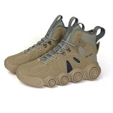 Fujeak Sport Shoes Men's Non-slip Running Thick Soled Casual Sneaker Warm Winter Walking Ankle Boots Mart Lion Beige 39 