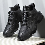 Autumn Men's Sneakers Running Sport Shoes Ankle Boots High-Cut Platform Casual Trainers Walking Basketball Mart Lion   
