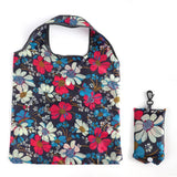 Foldable Shopping Bag Reusable Travel Grocery Bag Eco-Friendly One Shoulder Handbag  Printing Tote Bag MartLion B-9  