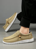 Men Casual Shoes Slip on Canvas Loafers Walking Flats for Man MartLion   